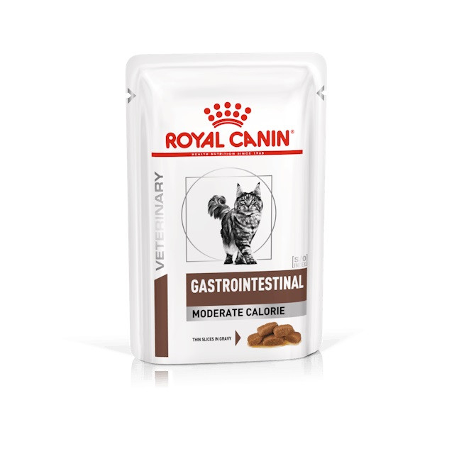 ROYAL CANIN Gastrointestinal Moderate Calorie - mokré krmivo pro kočky - 12 x 85g - foto 1