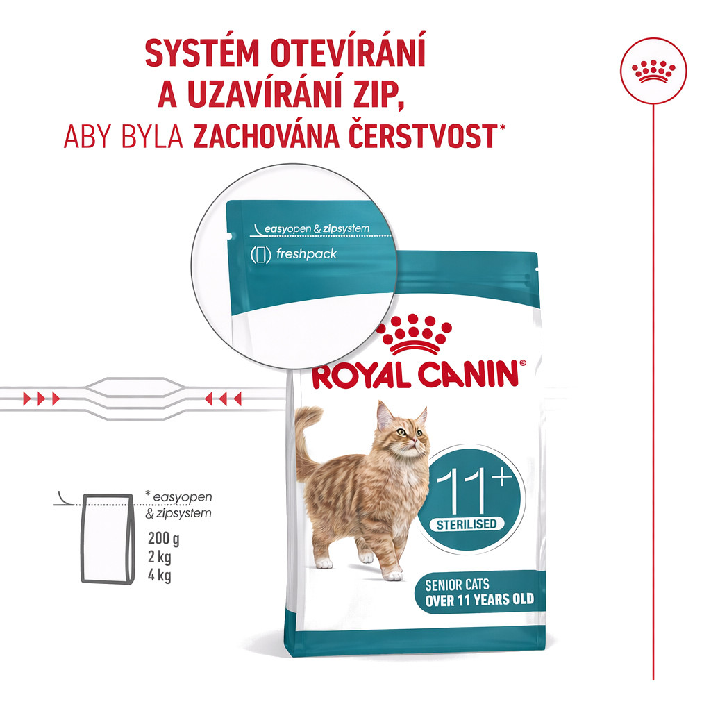 ROYAL CANIN Ageing 11+ Sterilised - suché krmivo pro kočky - 4kg - foto 9