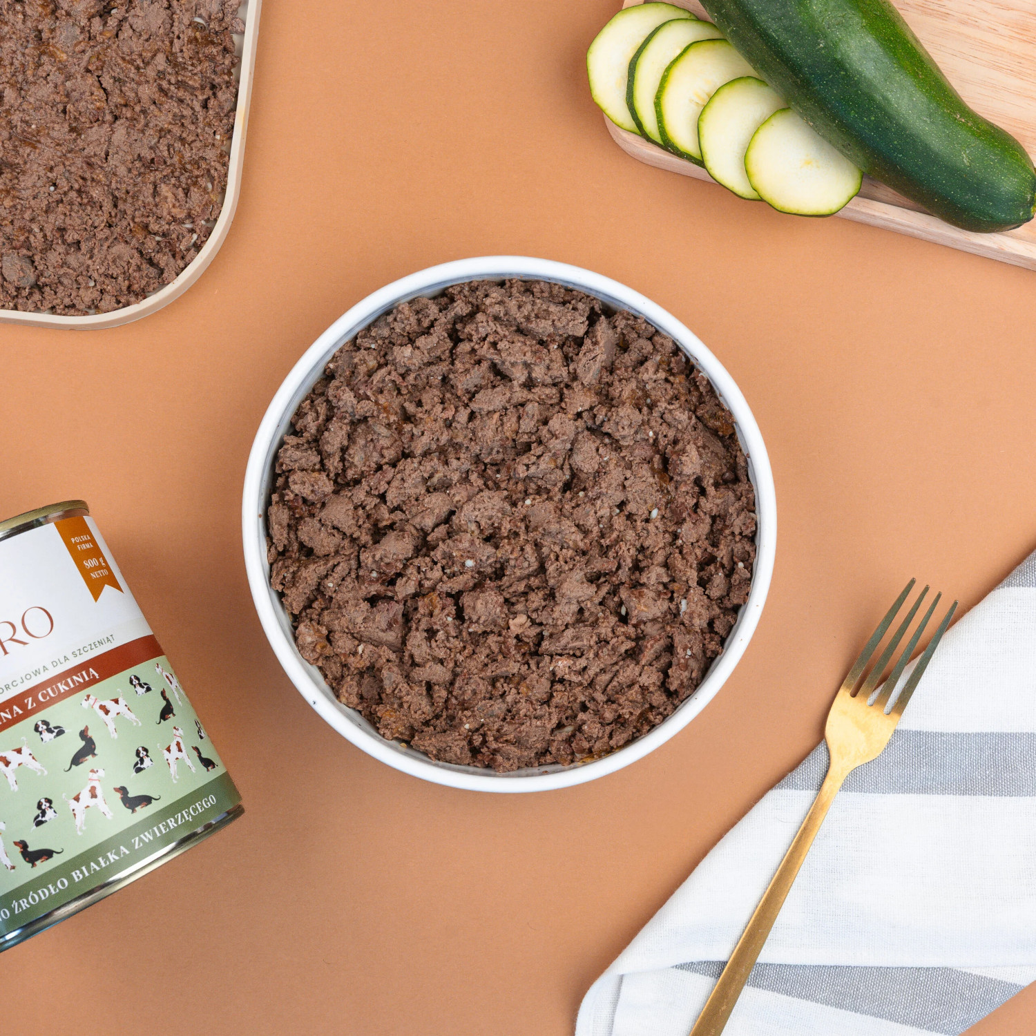 PERRO Junior Lamb with zucchini - vlhké krmivo pro psy - 400g - foto 1