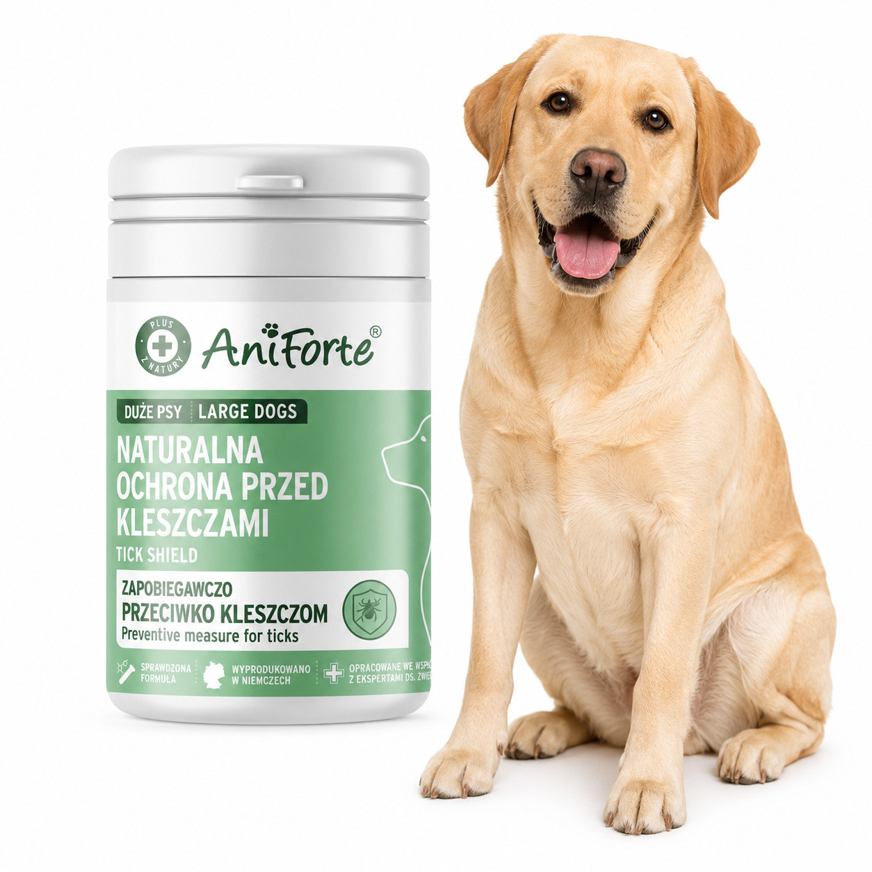 ANIFORTE Tick shield Large breeds - doplňky stravy pro psy - 60 tablet - foto 3