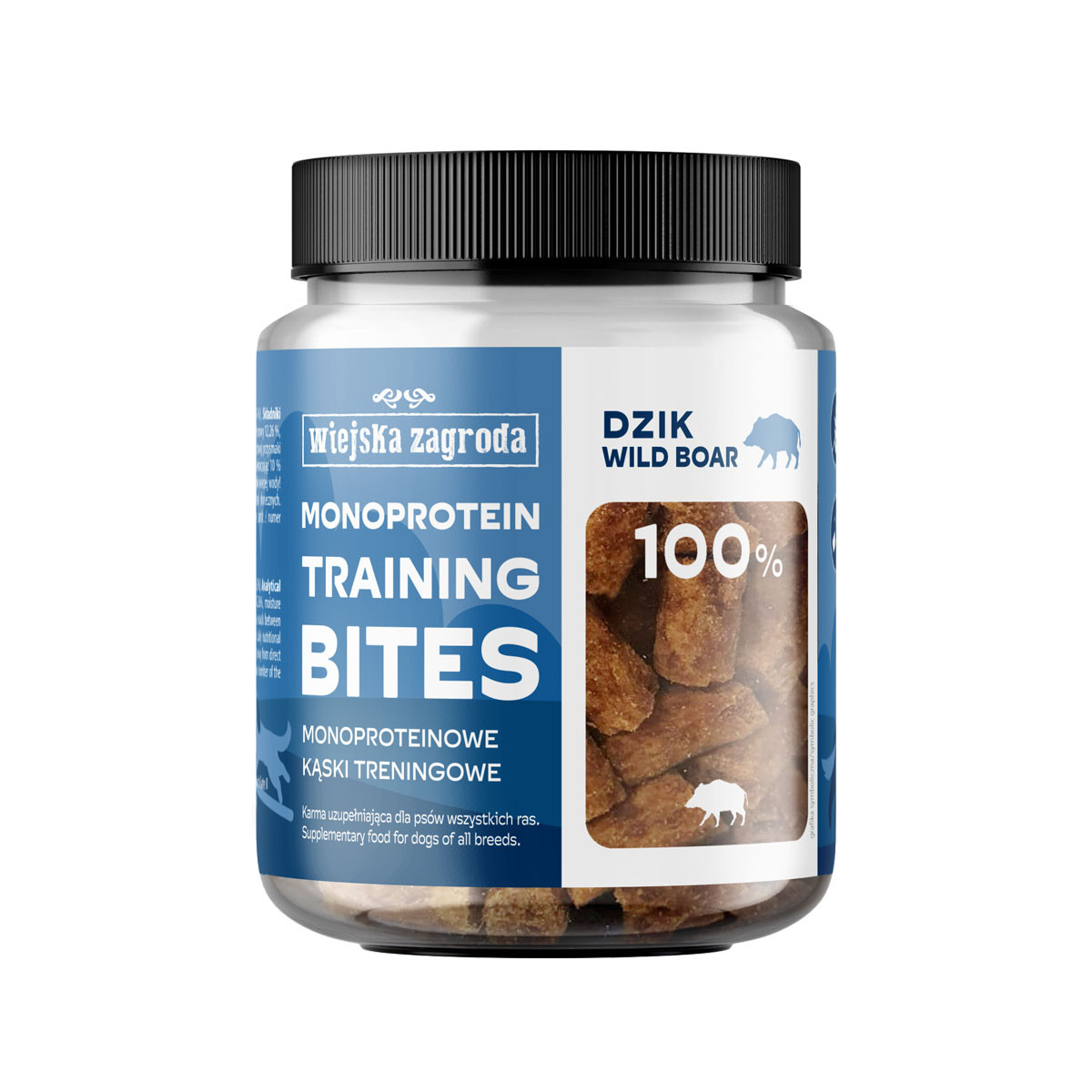 WIEJSKA ZAGRODA Monoprotein training bites Wild boar - pamlsek pro psa - 150g - foto 1