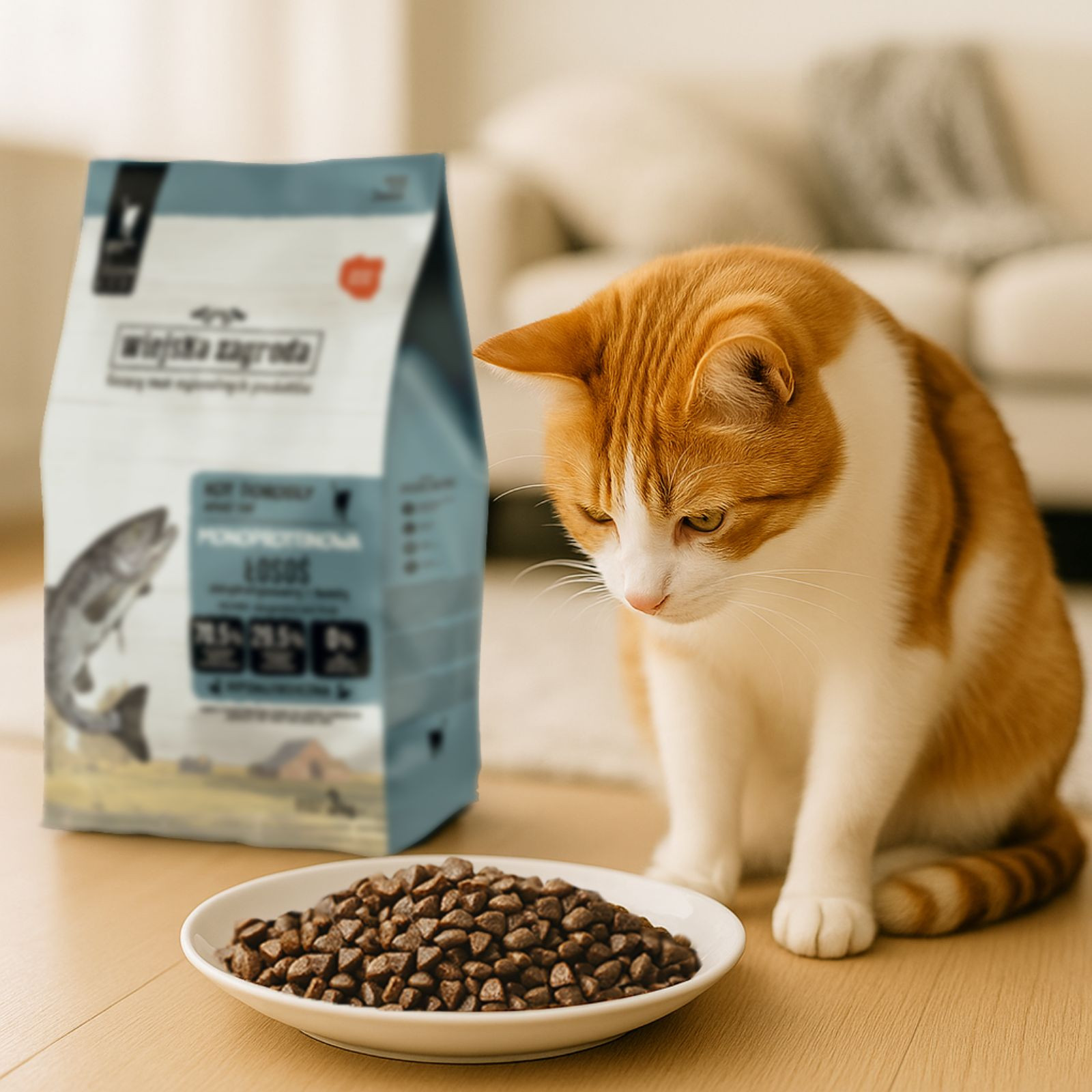 WIEJSKA ZAGRODA Monoprotein Salmon - suché krmivo pro kočky - 3kg - foto 4