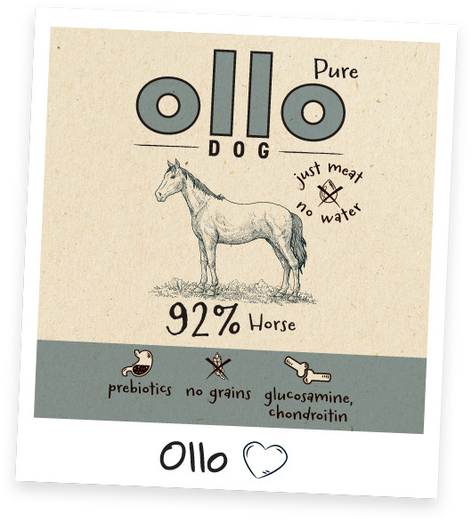OLLO Pure Kůň Mono - mokré krmivo pro psy - 850g - foto 3