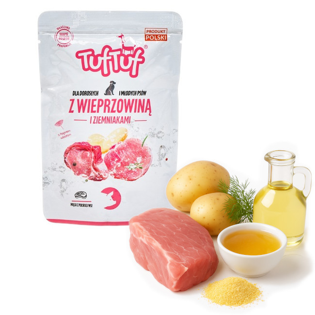 TUF TUF with pork and potatoes - vlhké krmivo pro psy - 300g - foto 3