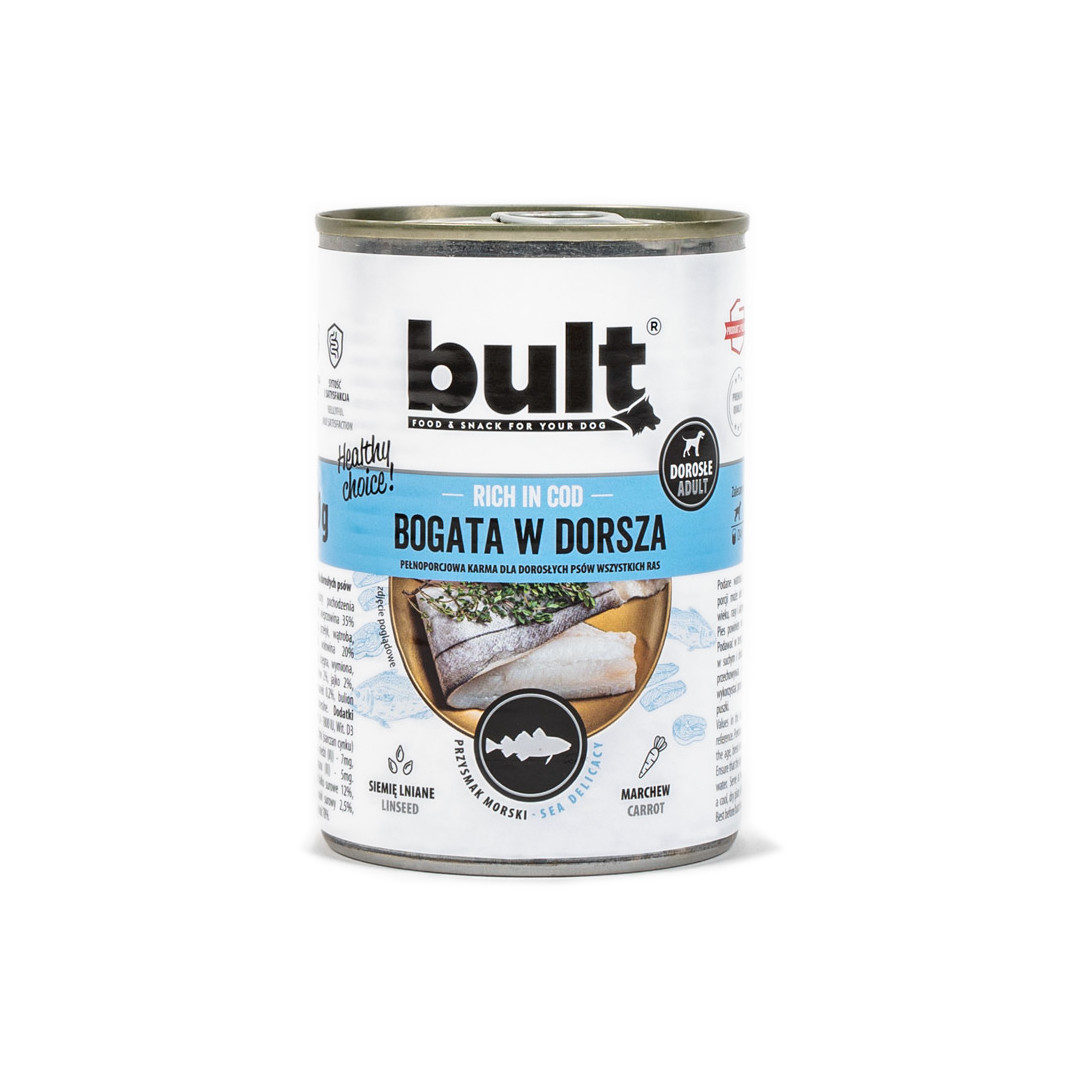 BULT MIX příchutí – mokré krmivo pro psy – 12×400 g - foto 5