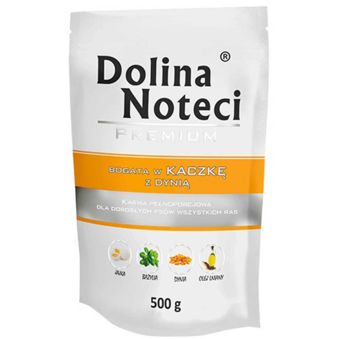 DOLINA NOTECI Premium Rich in duck with pumpkin - Mokré krmivo pro psy - 500 g - foto 1