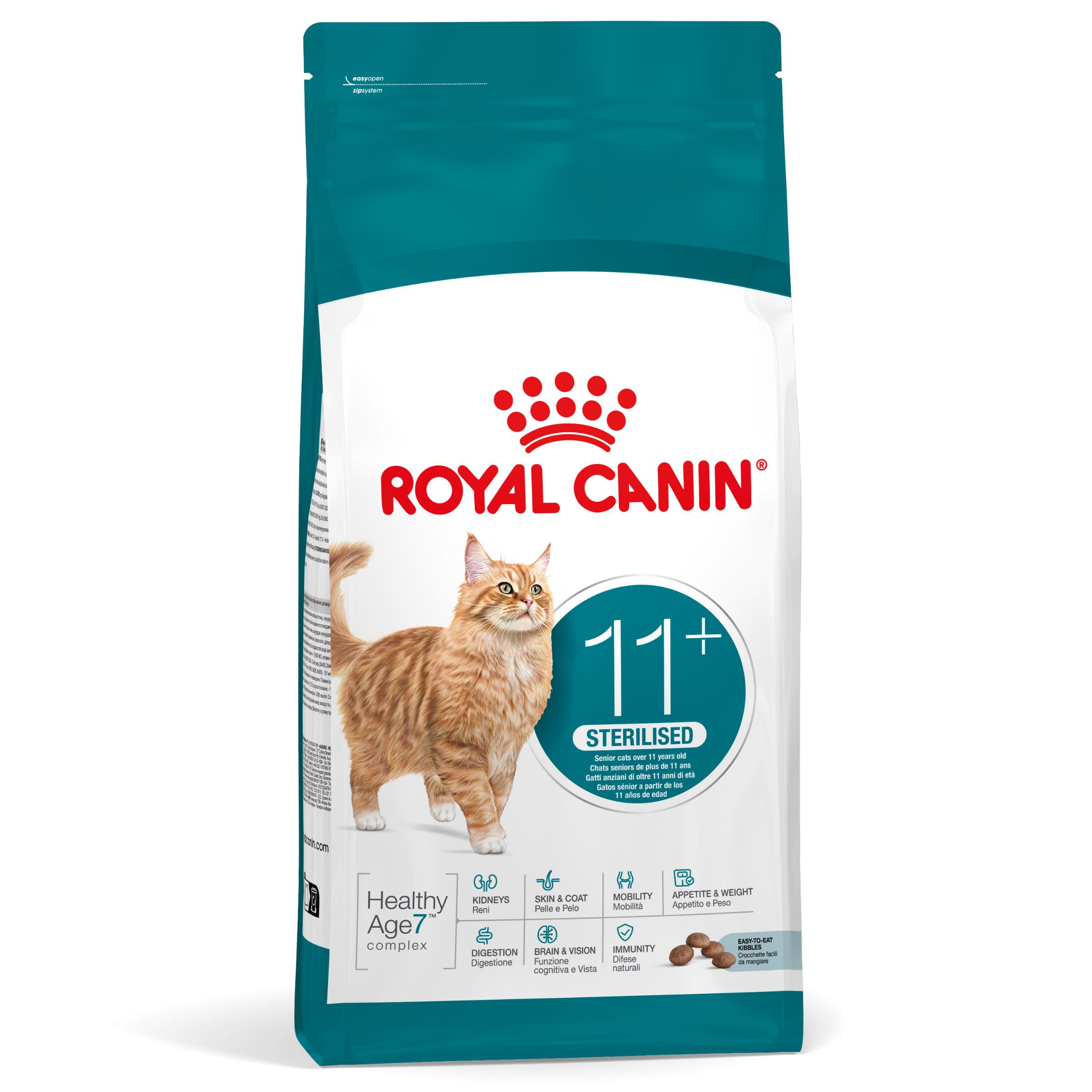 ROYAL CANIN Ageing 11+ Sterilised - suché krmivo pro kočky - 4kg - foto 2