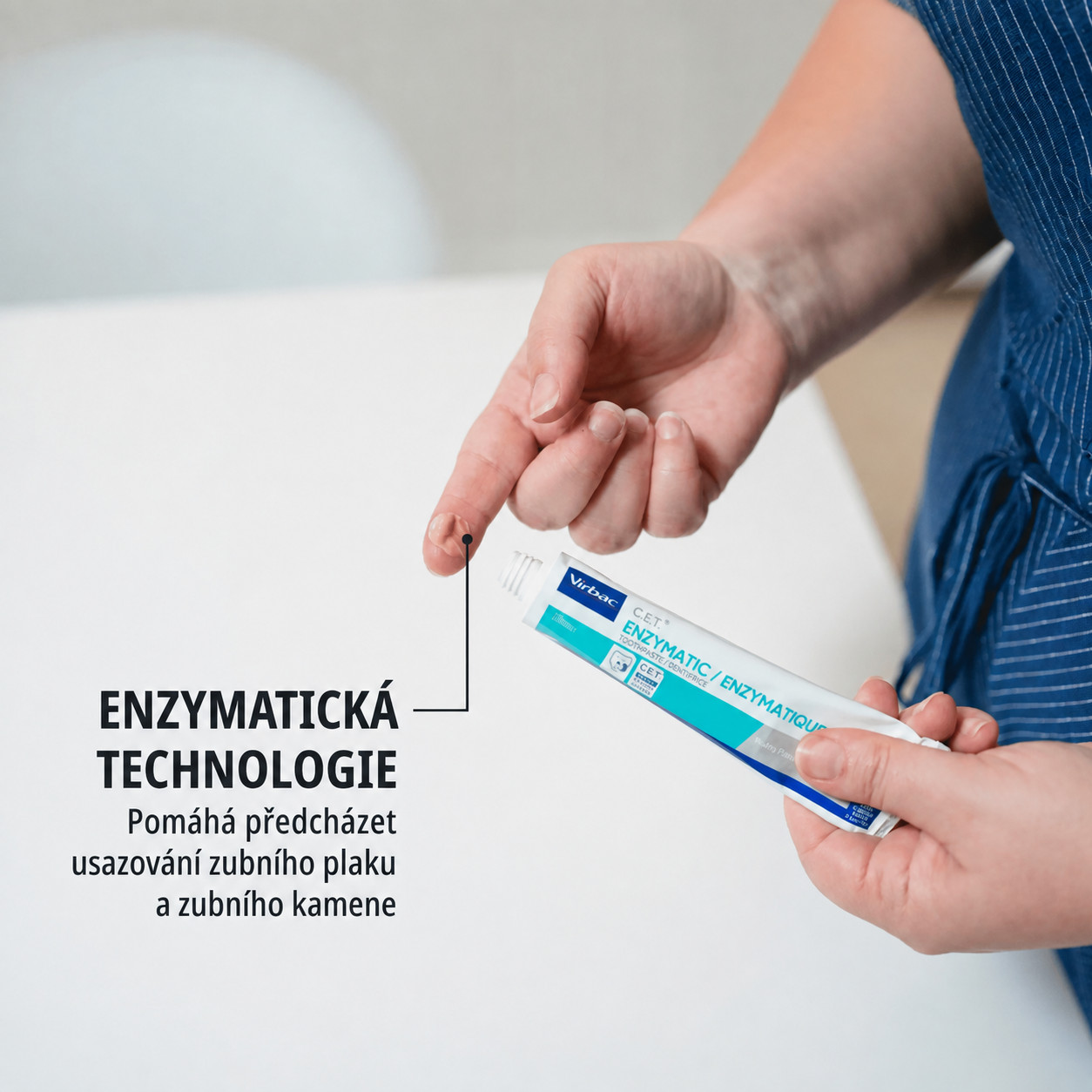 VIRBAC - zubní pasta a kartáček pro psy a kočky - foto 3