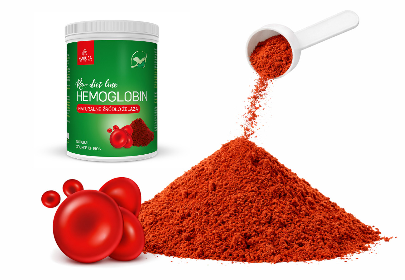 POKUSA RawDietLine Hemoglobin - doplňky stravy pro psy a kočky - 800g - foto 3