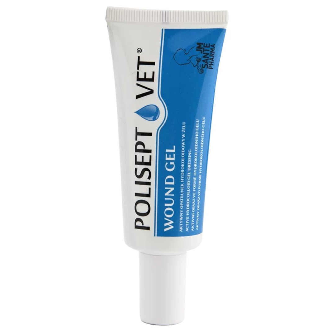 JM SANTE Polisept Vet Wound gel - gelový obvaz pro psy a kočky – 30 ml - foto 3