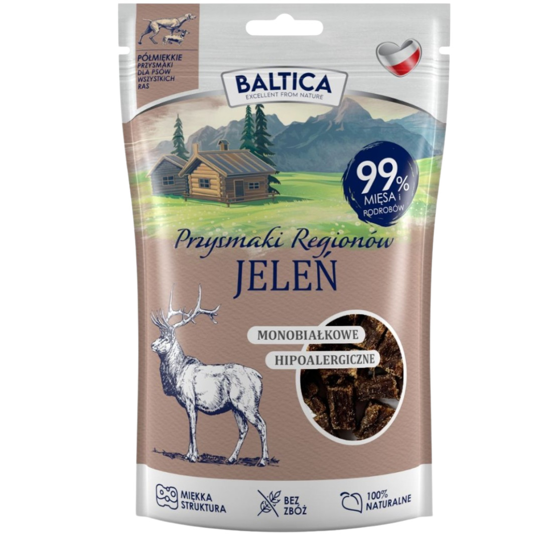 BALTICA Przysmaki regionów Mono Deer - pamlsek pro psa - 80g - foto 1