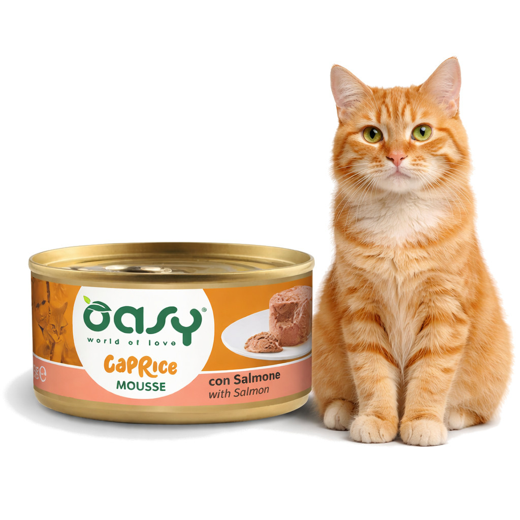 OASY Caprice Mousse Salmon - mokré krmivo pro kočky - 85g - foto 3