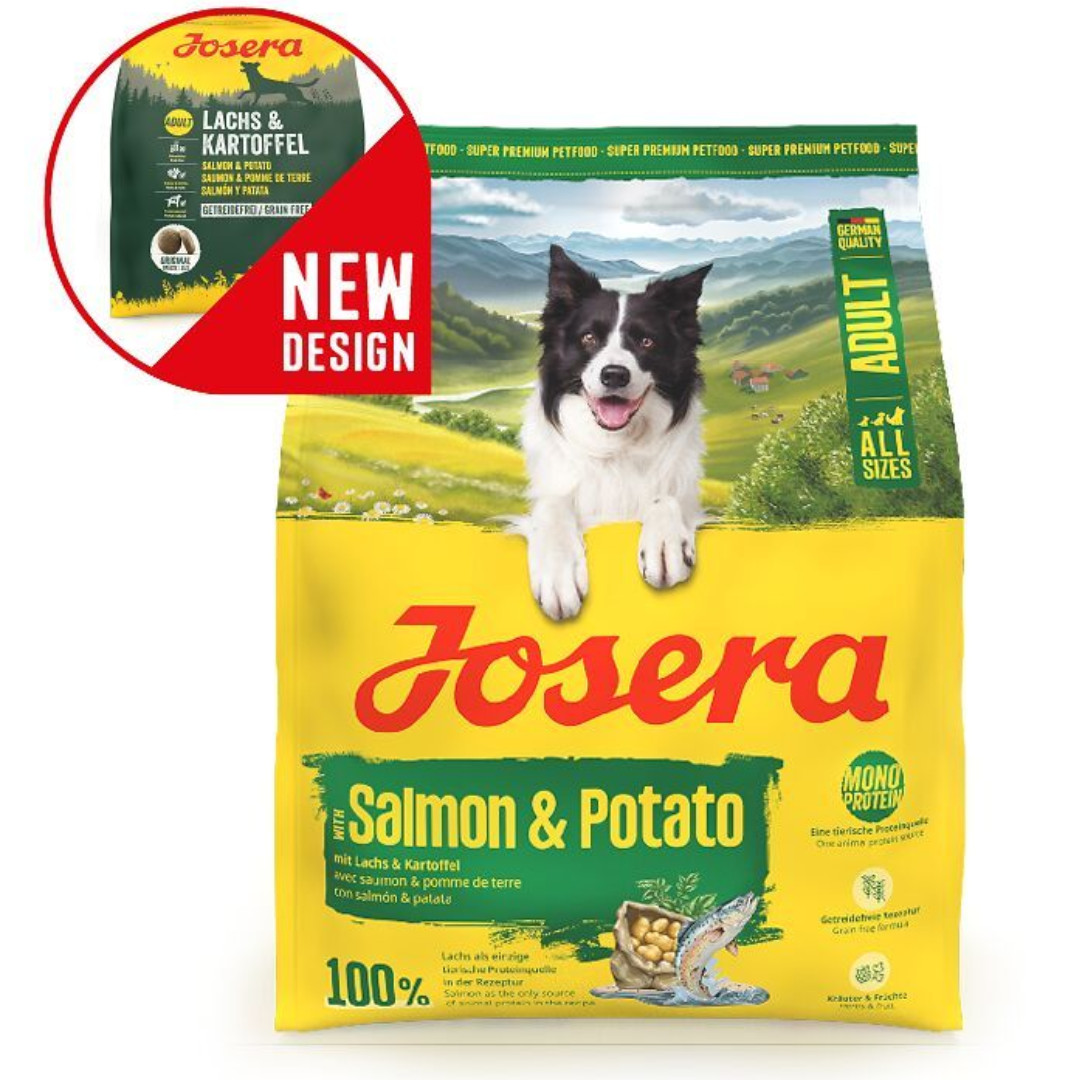 JOSERA Salmon & Potato - suché krmivo pro psy - 900g - foto 1