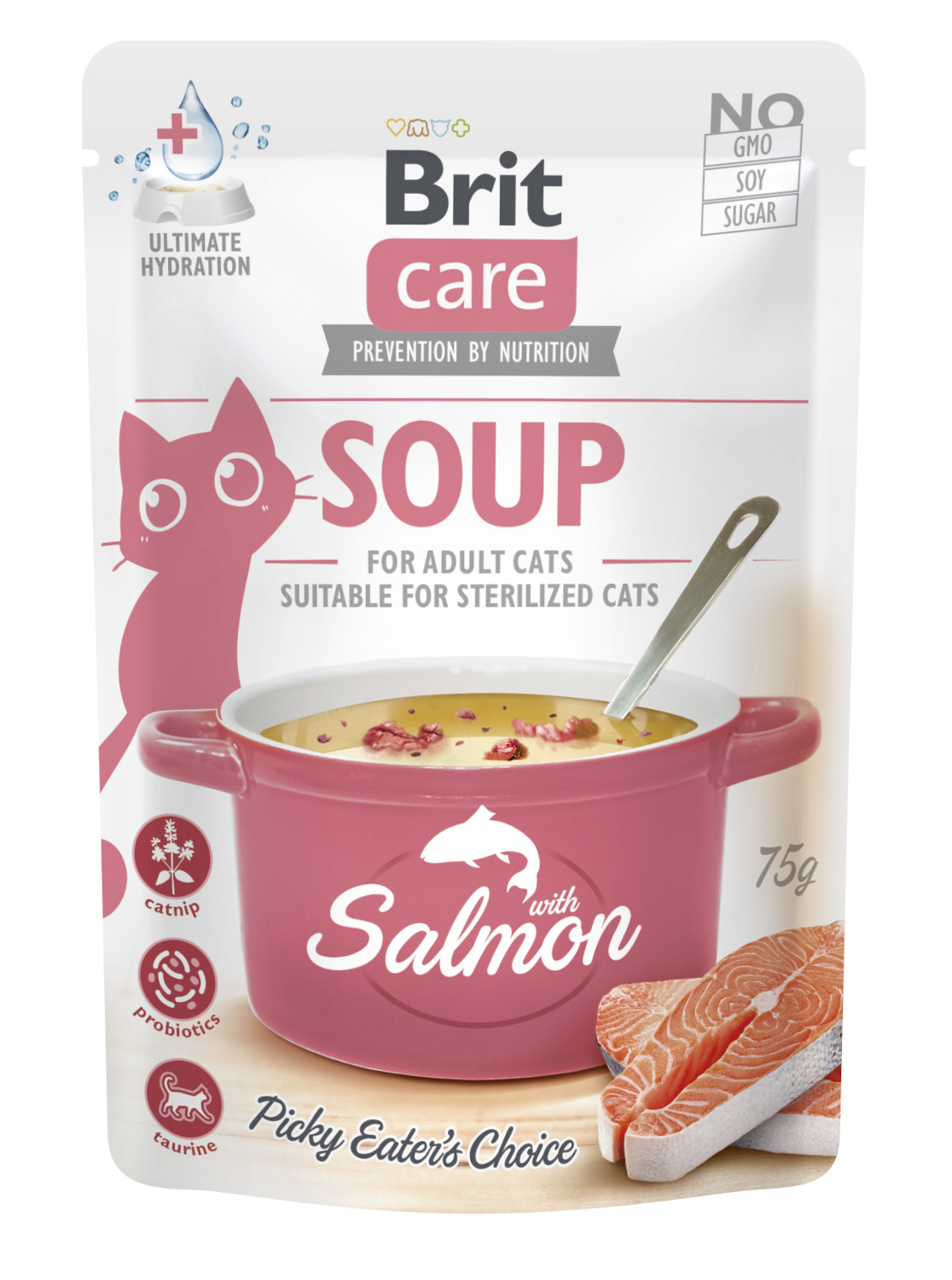 BRIT Care Soup Salmon - polévka pro kočku - 75g - foto 1