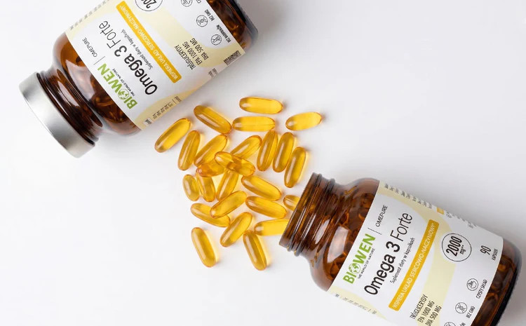 BIOWEN Omega 3 Forte 1000 mg EPA, 500 mg DHA – doplněk stravy pro lidi – 90 kapslí - foto 3