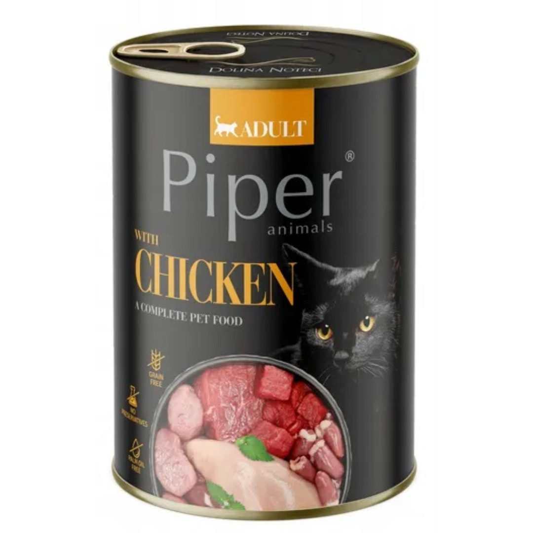 PIPER Animals with chicken - mokré krmivo pro kočky - 400g - foto 1