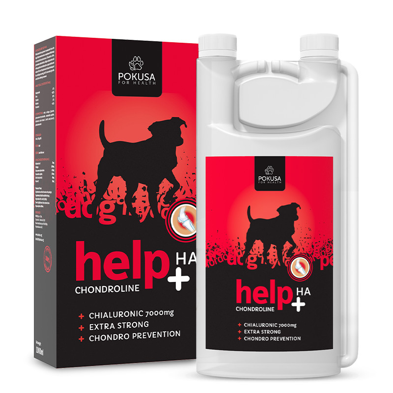 POKUSA ChondroLine Help + HA - doplňky stravy pro psy- 1000ml - foto 1