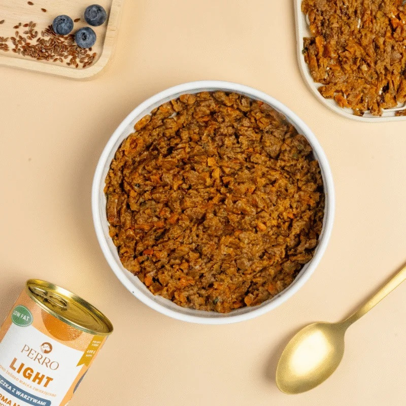 PERRO Light Duck with vegetables - vlhké krmivo pro psy - 800g - foto 2