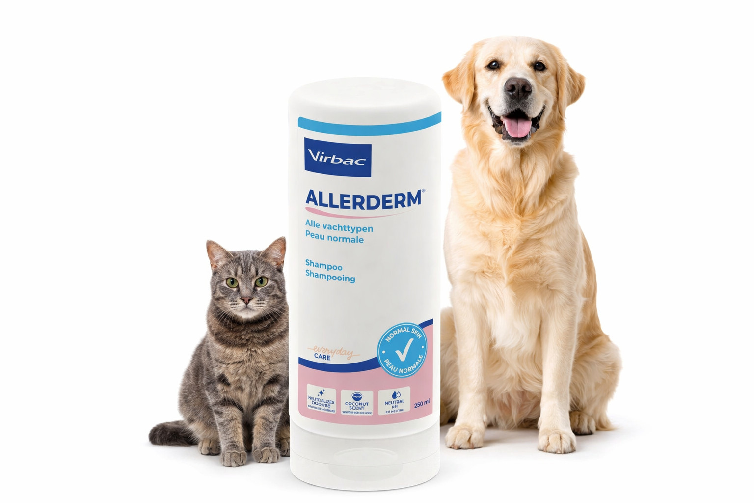 VIRBAC Allerderm Normal - šampon pro psy a kočky - 250ml - foto 4