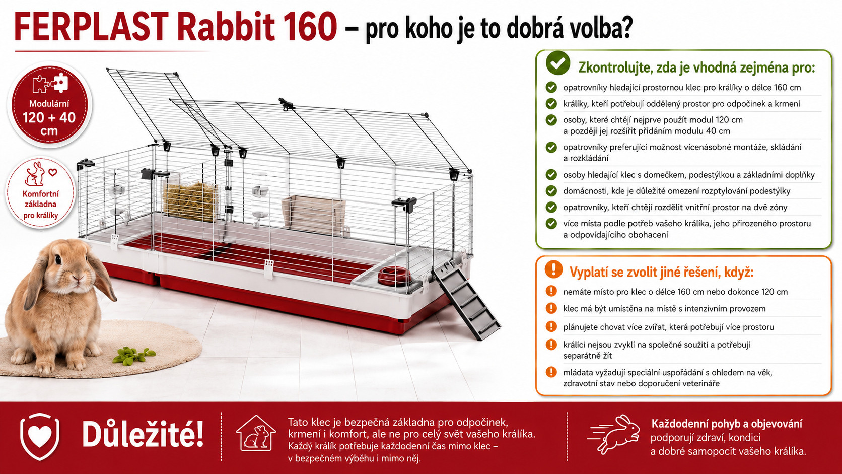 FERPLAST Krolik 160 - Klec - foto 4