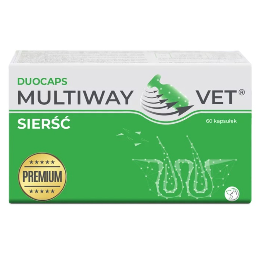 JM SANTE Multiway Vet Duocaps - twist-off kapsle na srst a kůži pro psy a kočky – 60 ks - foto 3