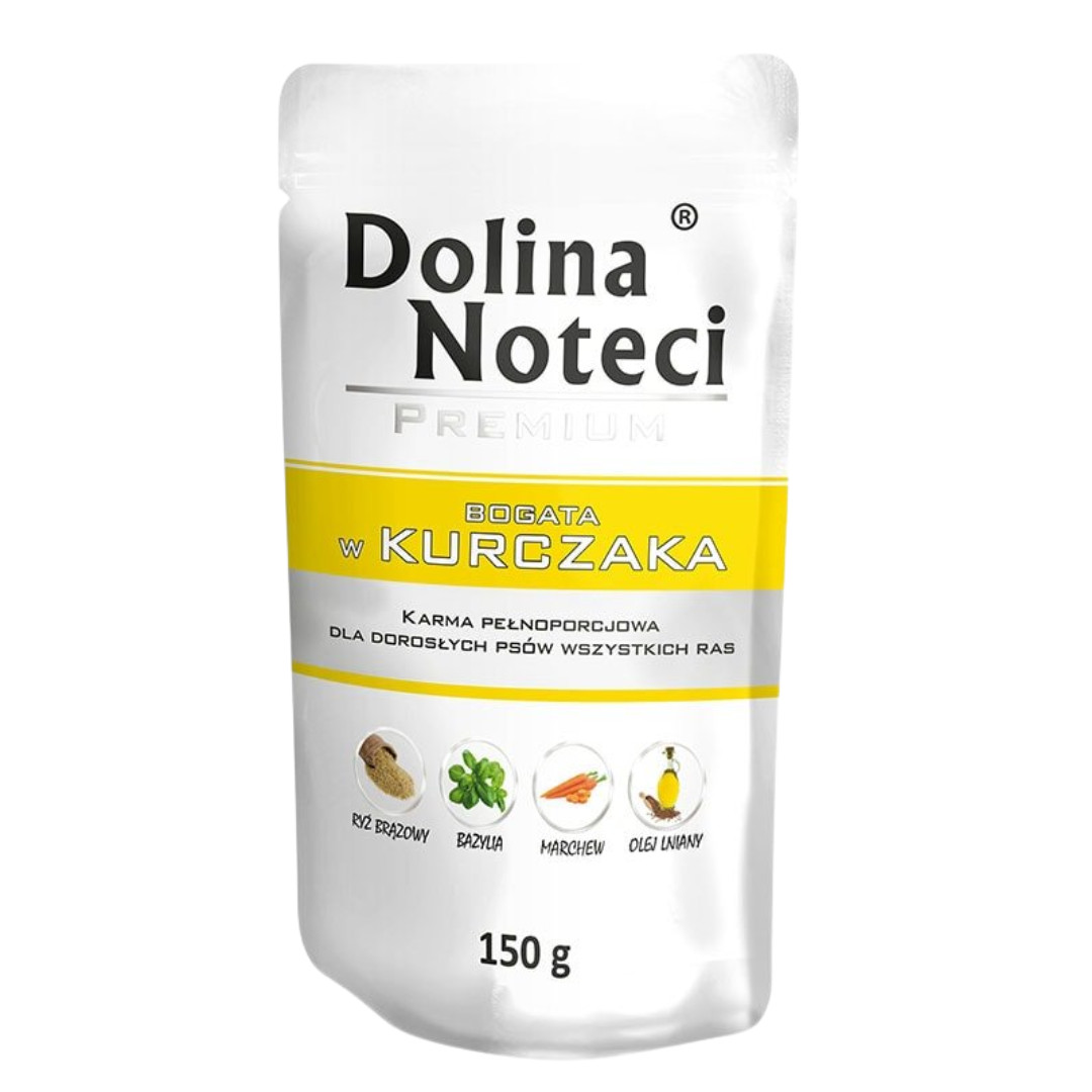 DOLINA NOTECI Premium bohaté na kuřecí maso - mokré krmivo pro psy - 150 g - foto 1