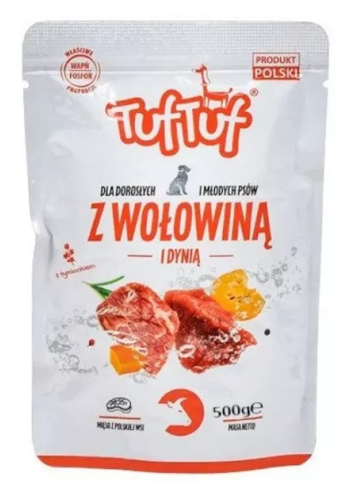 TUF TUF Beef with pumpkin - vlhké krmivo pro psy - 500g - foto 2