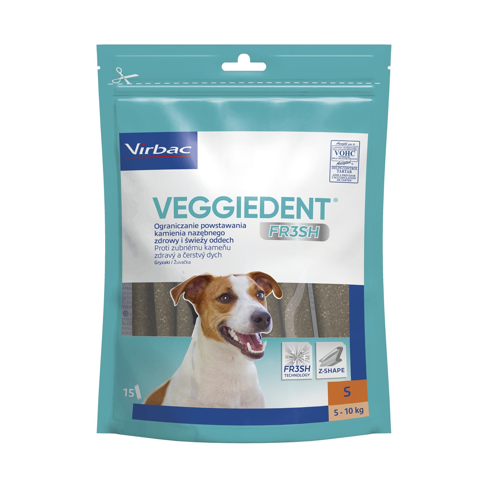Veggiedent Fresh S (5–10 kg) – pamlsek pro psy – 456 g - foto 2