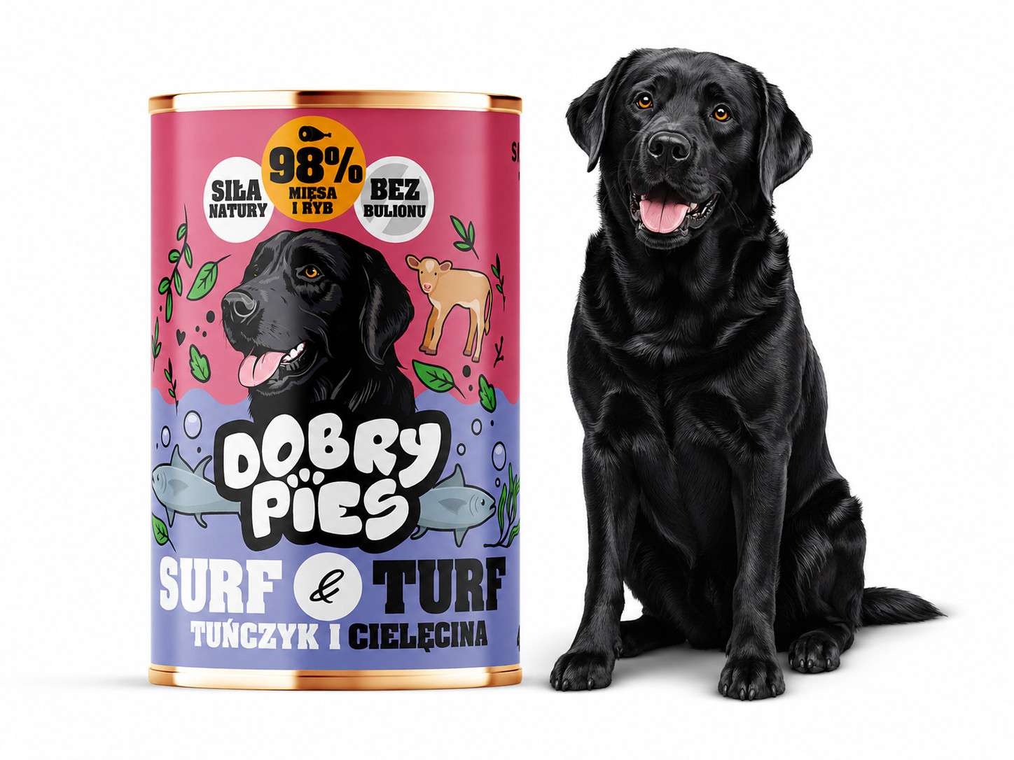 DOBRÝ PES Surf & Turf MIX 4 příchutí – mokré krmivo pro psy – 4×400 g - foto 12