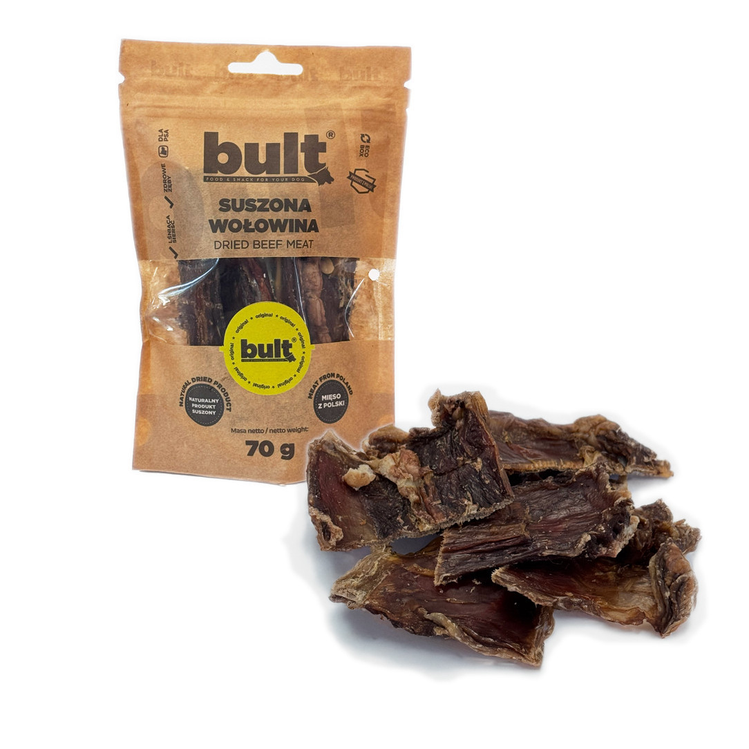 BULT Eko Sušené hovězí maso - pochoutka pro psy - 70g - foto 1