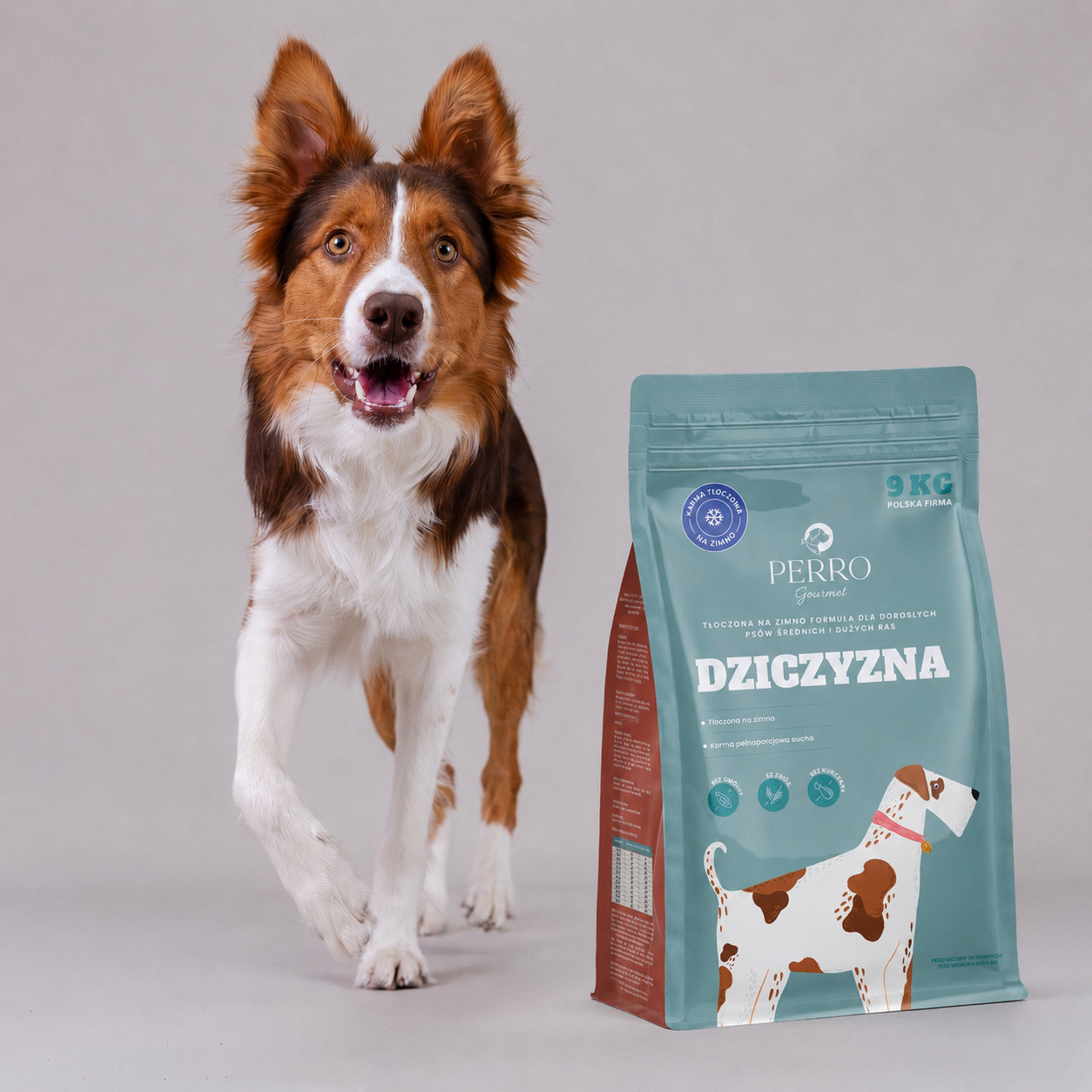 PERRO Gourmet Game Cold-pressed - suché krmivo pro psy - 9kg - foto 1