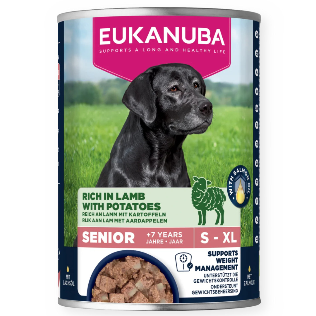 EUKANUBA Life Care Senior Rich in lamb with potatoes - vlhké krmivo pro psy - 400g - foto 1
