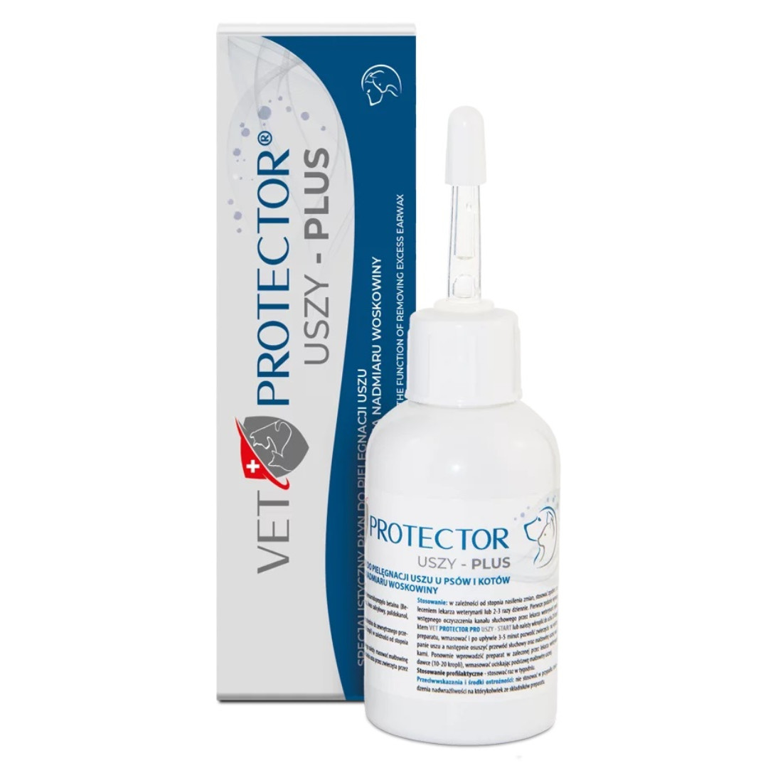 JM SANTE Vet Protector Uszy Plus - ušní roztok pro psy a kočky – 50 ml - foto 3