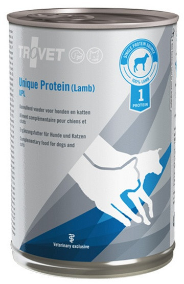 TROVET Unique Protein UPL with lamb - Mokré krmivo pro psy a kočky - 400 g - foto 2
