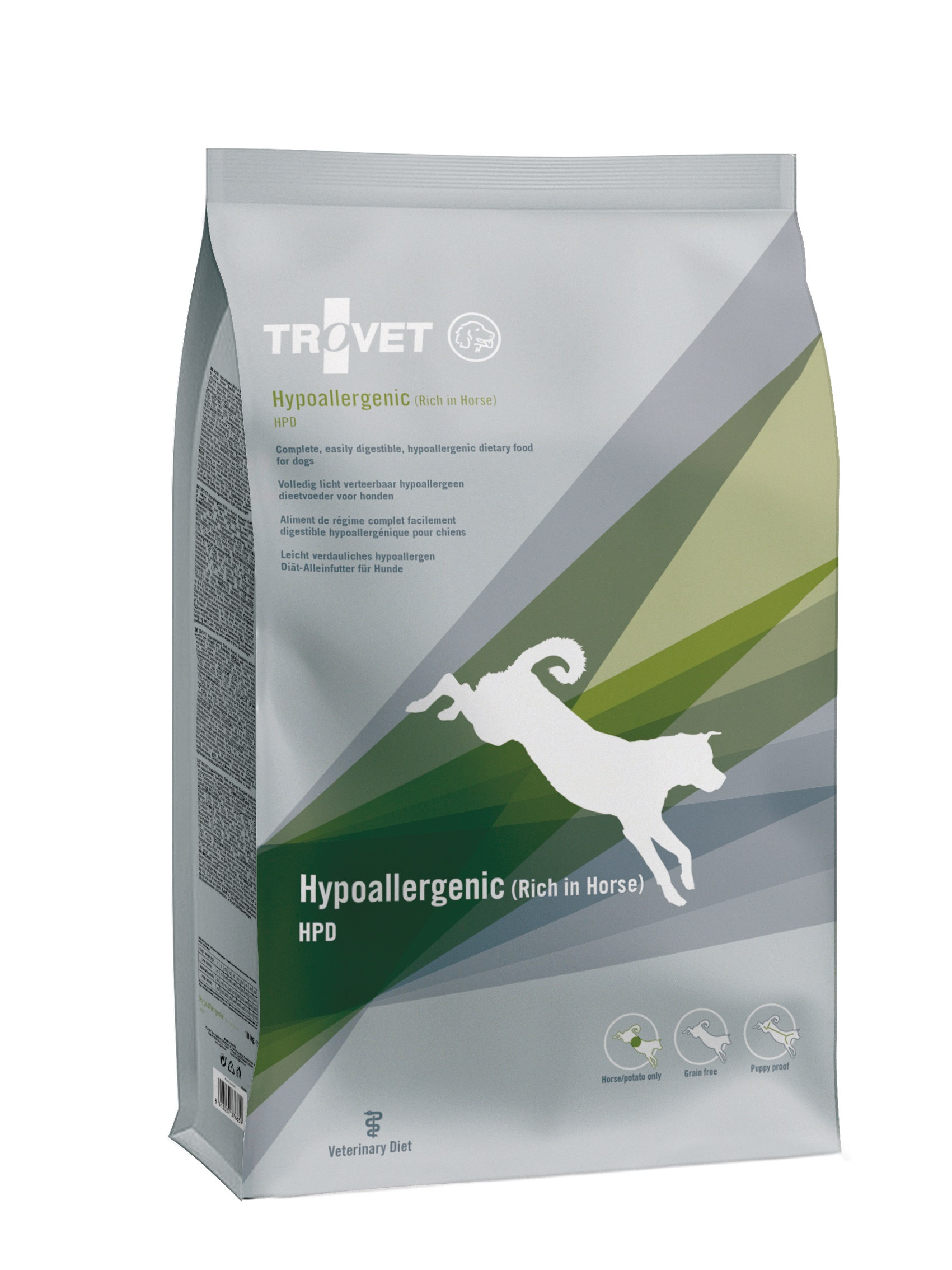 TROVET Hypoallergenic HPD Horse - suché krmivo pro psy - 10kg - foto 1