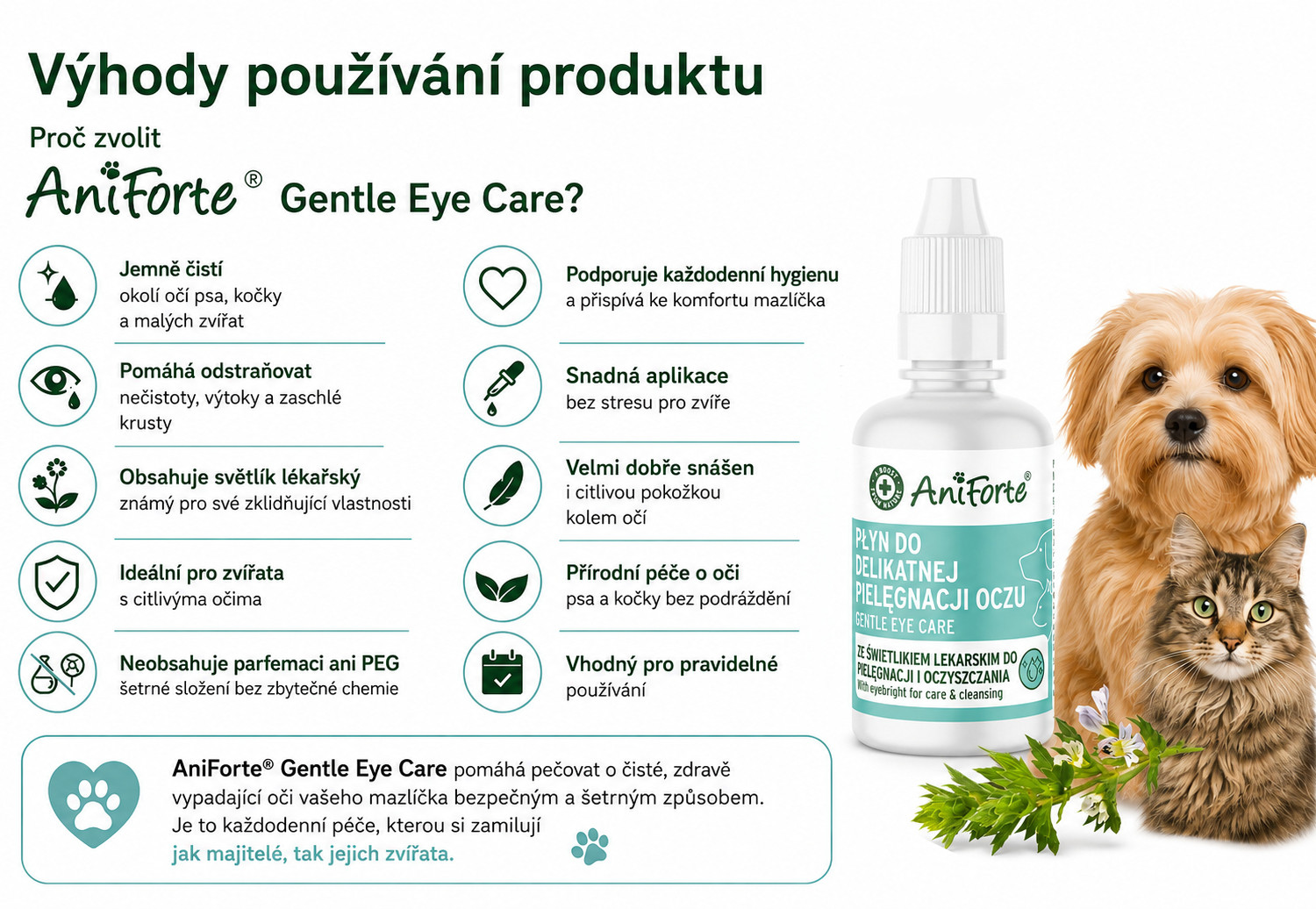 ANIFORTE prášek na hygienu dutiny ústní pro psy a kočky - 30ml - foto 1