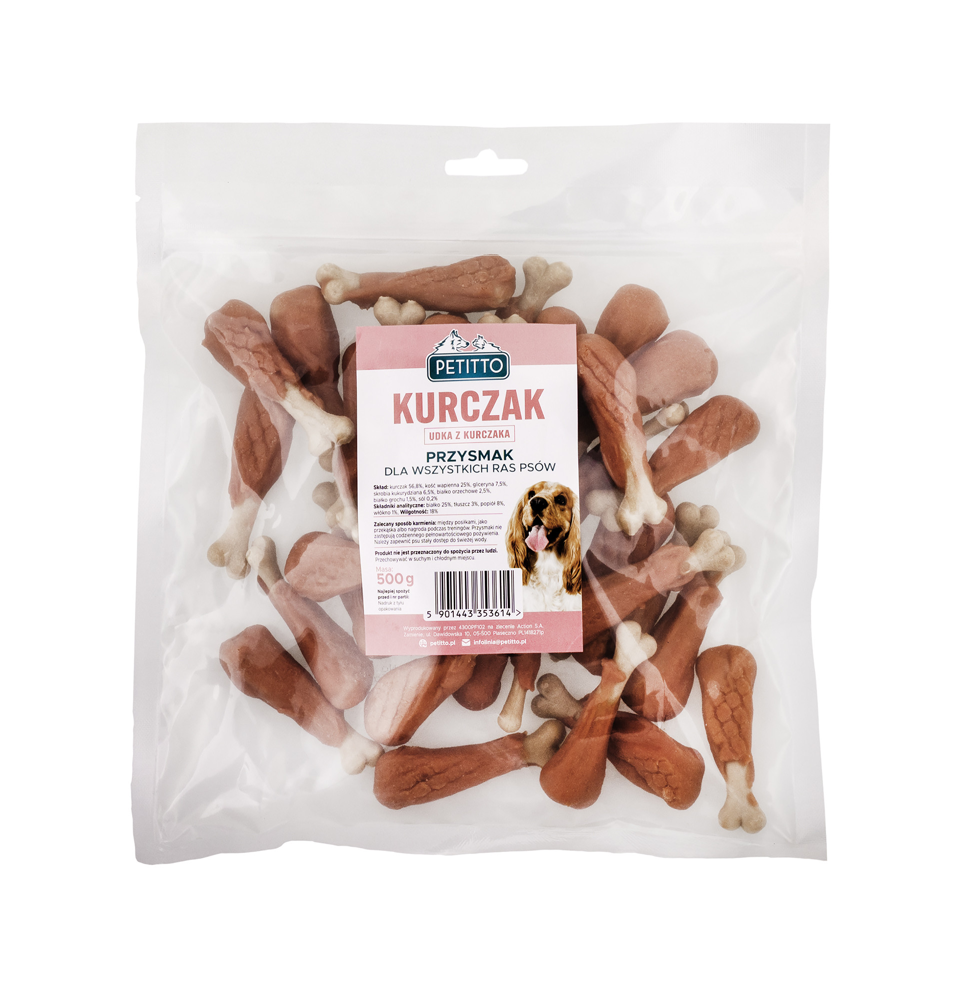 PETITTO Chicken legs - pamlsek pro psa - 500g - foto 3