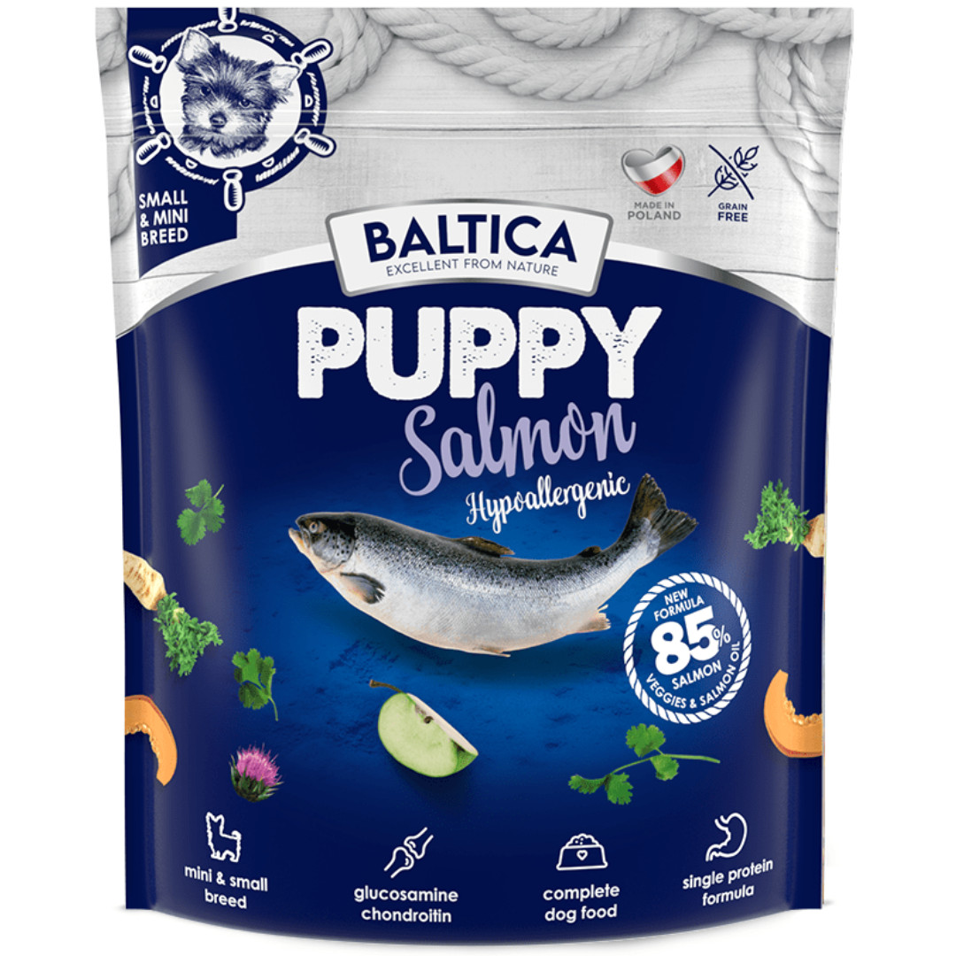 BALTICA Excellent Puppy Mono Salmon Hypoallergenic Small breeds - suché krmivo pro psy - 1kg - foto 1