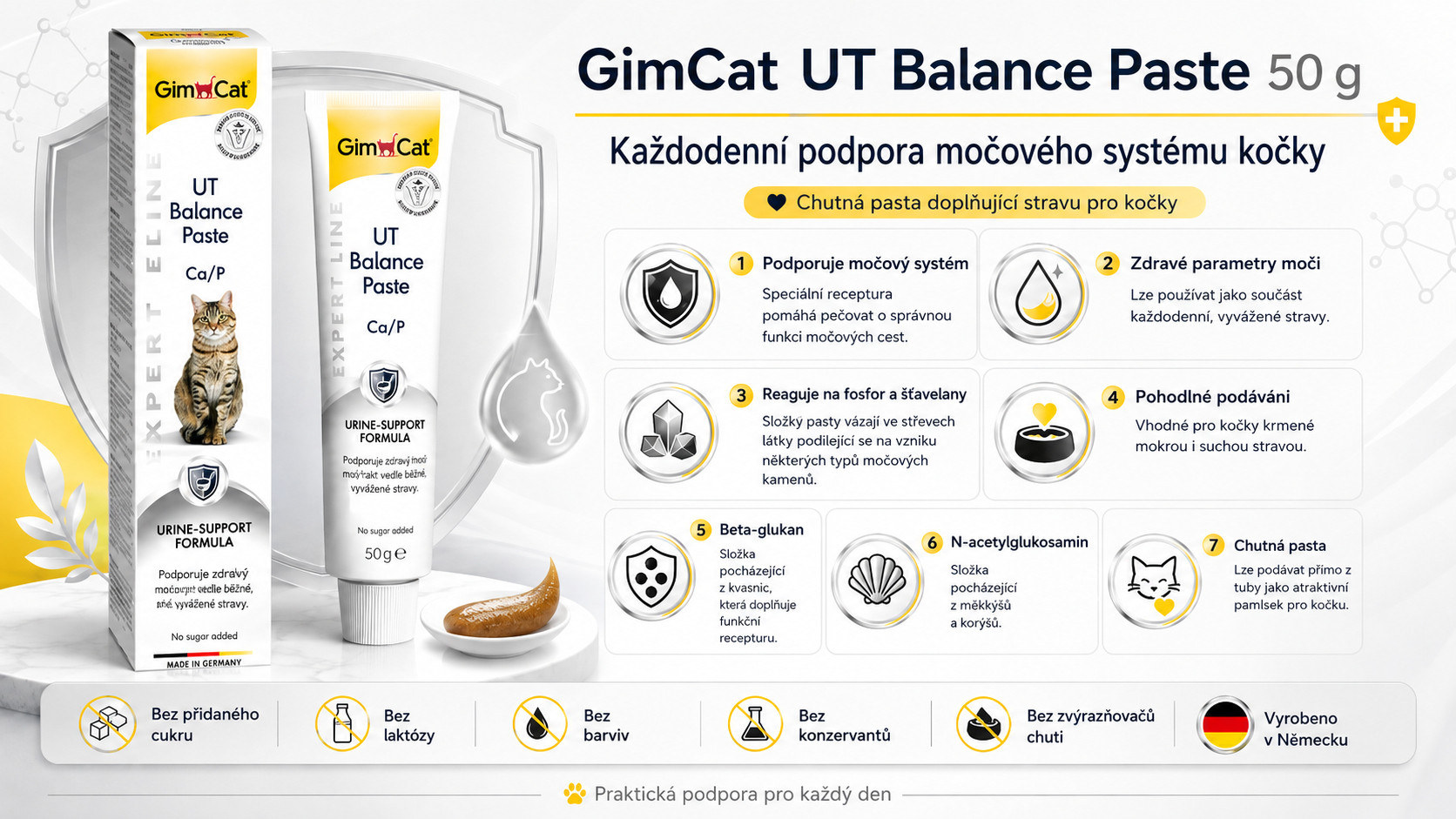 GIMCAT UT Balance Paste – pamlsek pro kočku – 50g - foto 1