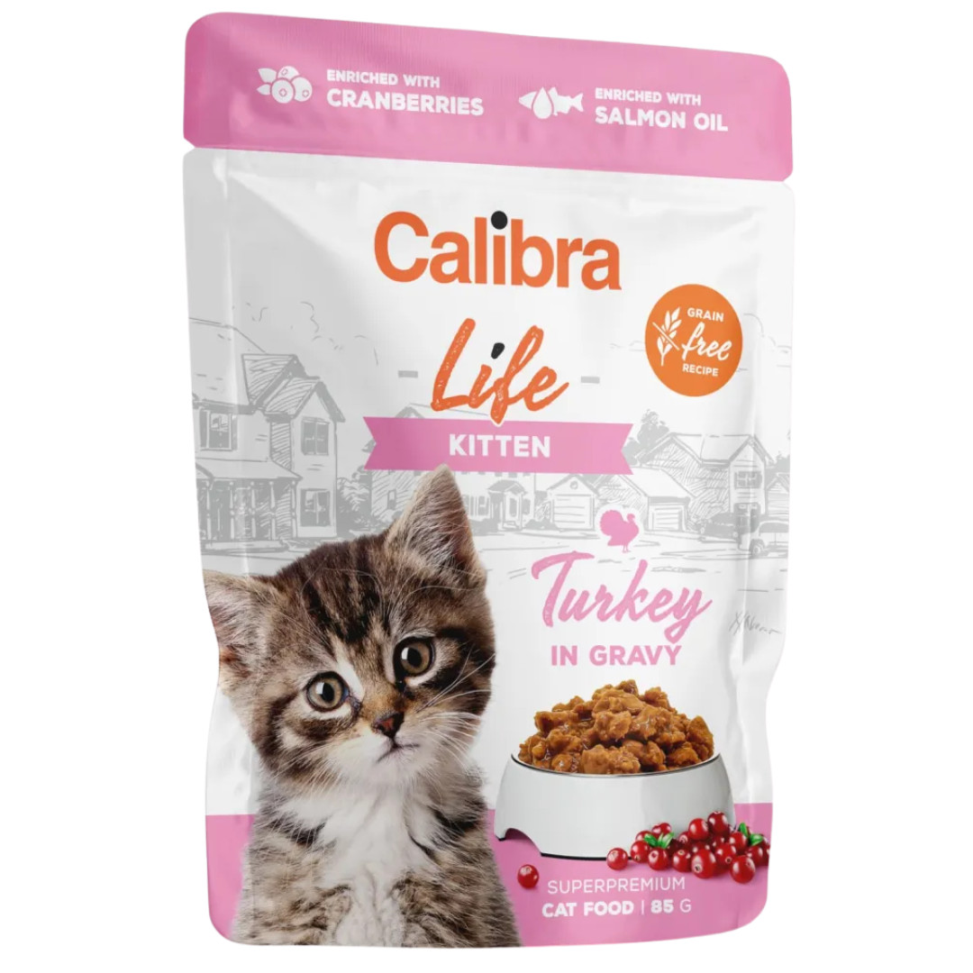 CALIBRA Cat Life pouches Kitten Multipack - mokré krmivo pro kočky - 12x85g - foto 2