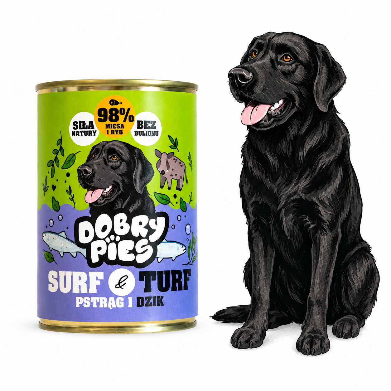 DOBRÝ PES Surf & Turf MIX 4 příchutí – mokré krmivo pro psy – 4×400 g - foto 8