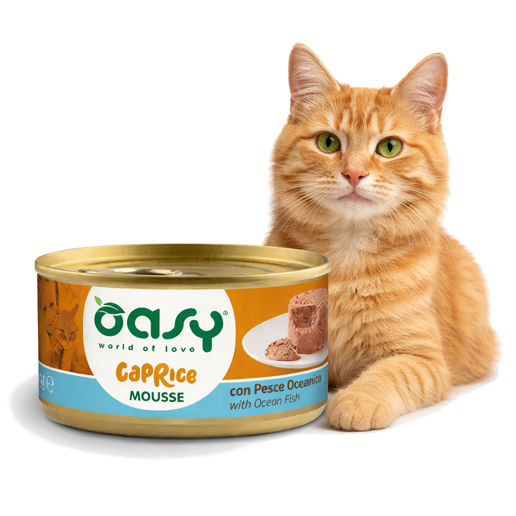OASY Caprice Mousse Ocean Fish - mokré krmivo pro kočky - 85g - foto 3