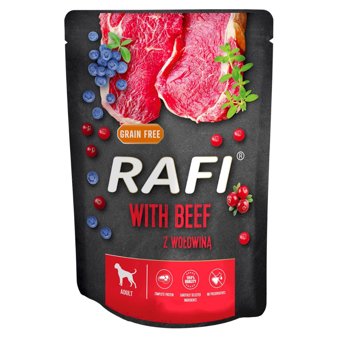 DOLINA NOTECI Rafi with beef - mokré krmivo pro psy - 300g - foto 1