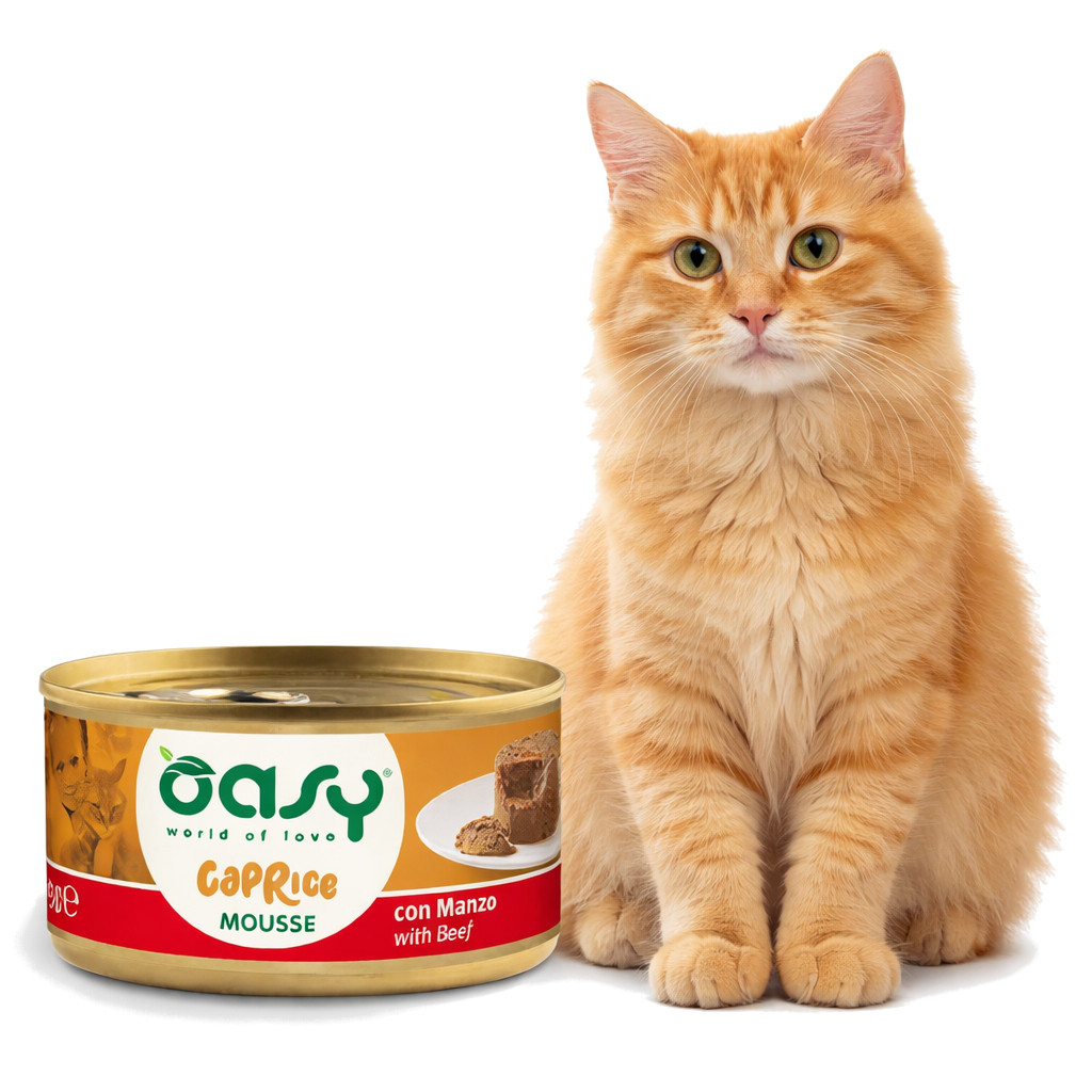 OASY Caprice Mousse Beef - mokré krmivo pro kočky - 85g - foto 3