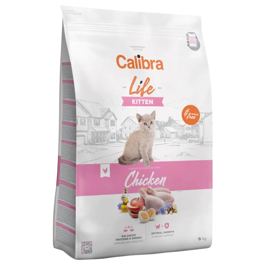 CALIBRA Cat Life Kitten Chicken - suché krmivo pro kočky - 6kg - foto 1