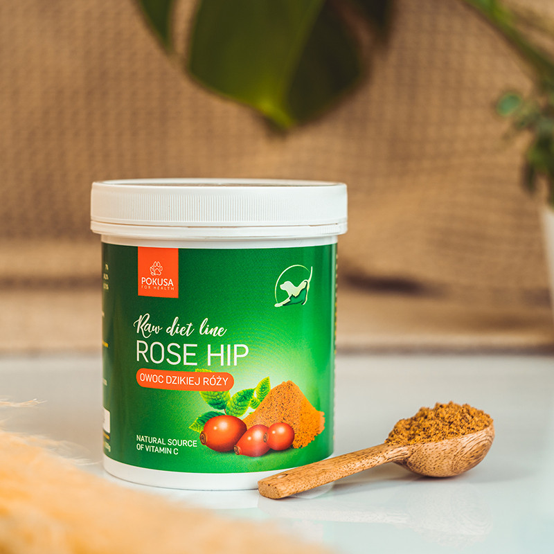 POKUSA RawDietLine Rose Hip - doplňky stravy pro psy a kočky - 1000g - foto 3