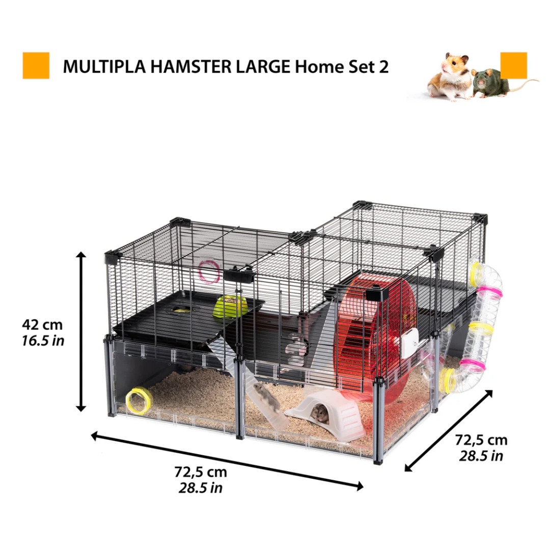 FERPLAST Multipla hamster large - klec pro hlodavce - 107,5 x 37,5 x 42 cm - foto 3