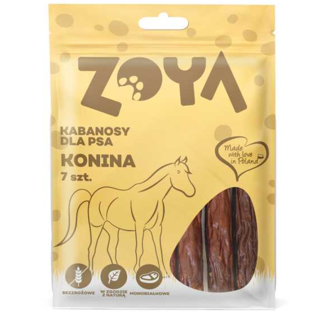 ZOYA Horse meat sausages - pamlsek pro psa - 7 ks - foto 1