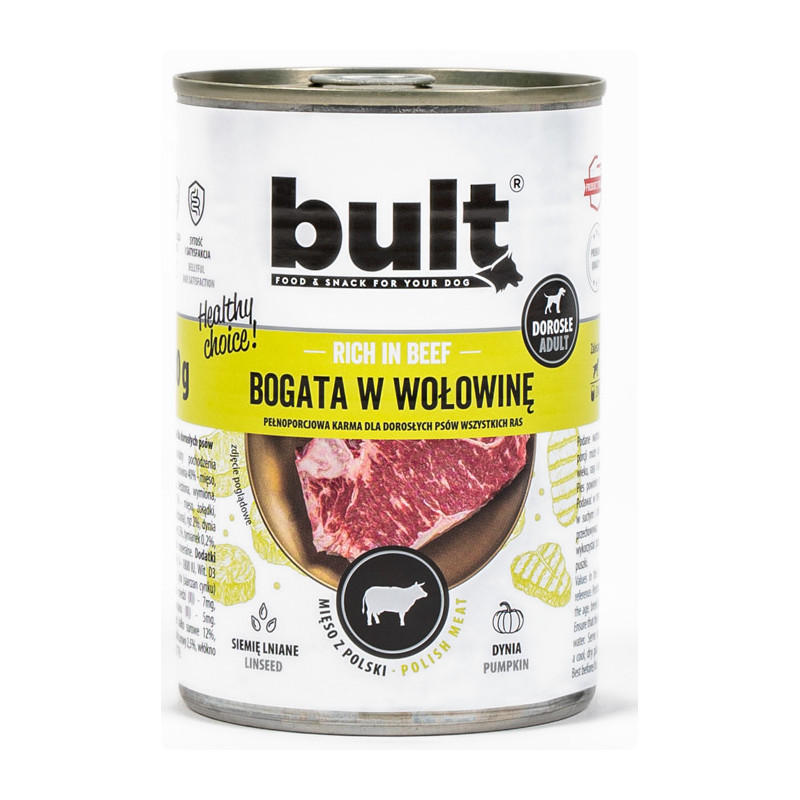BULT MIX 5 Příchutě - mokrá strava pro psa - 30x800 g - foto 4
