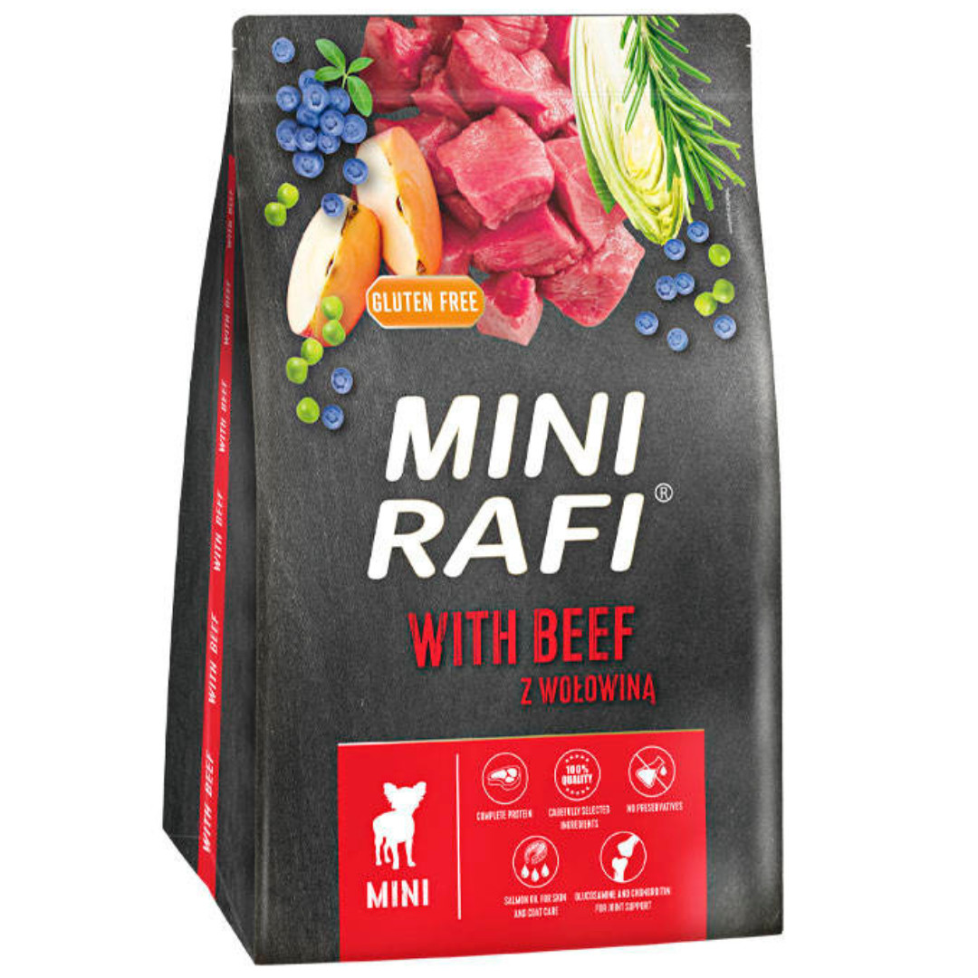 RAFI Mini with beef - suché krmivo pro psy - 3kg - foto 1